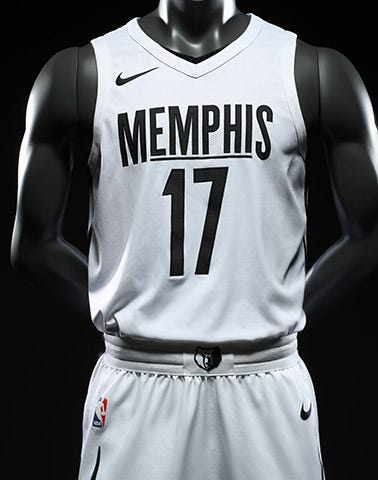 memphis grizzlies jersey design